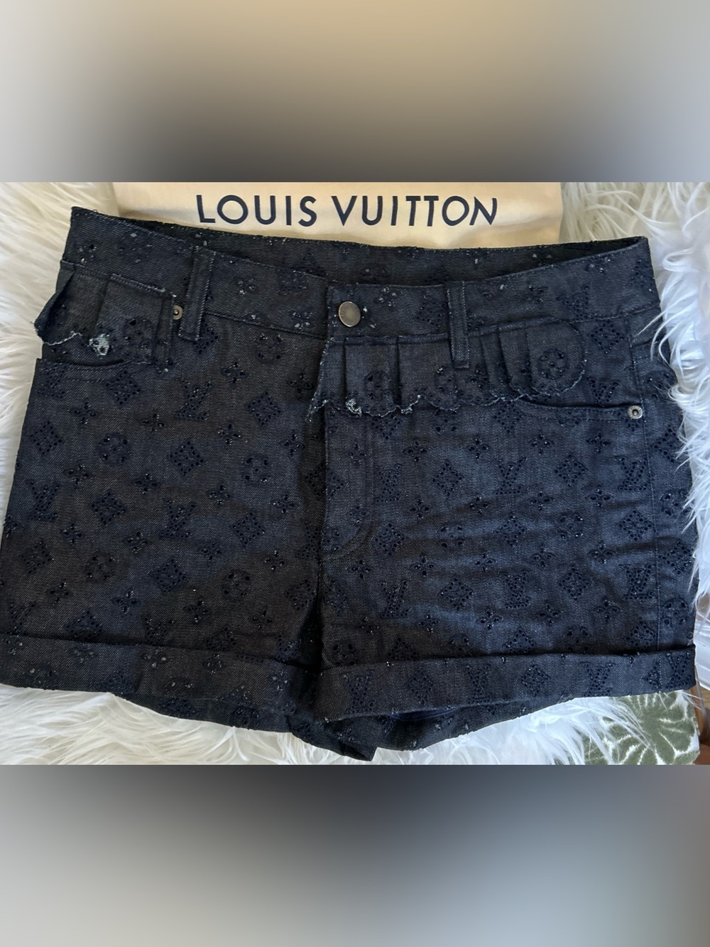 Louis Vuitton shorts Size 36 US 2-3 Monogram Denim